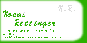 noemi rettinger business card
